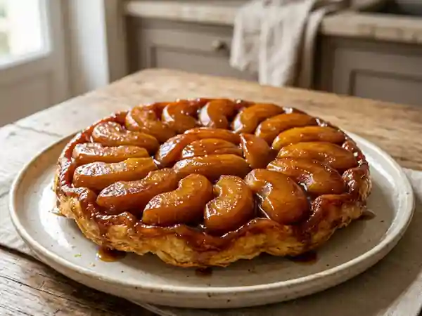 Tatin fondante aux pommes caramélisées - Photo de présentation