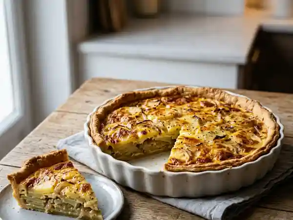 Tarte traditionnelle aux riwele : douceur alsacienne authentique - Photo de présentation