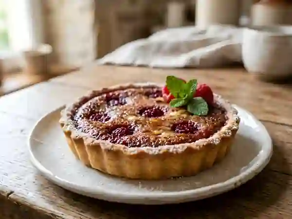 Tartelette à la framboise intense - Photo de présentation