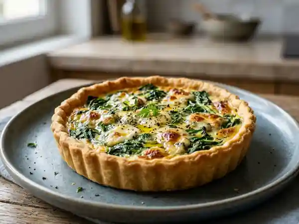 Tartelettes au bleu et épinards fondants - Photo de présentation