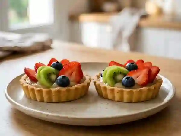 Tartelettes craquantes aux fruits frais - Photo de présentation