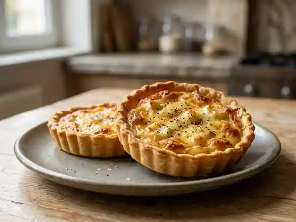 Tartelettes gourmandes aux deux fromages fondants - Photo de présentation