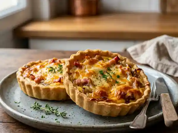 Tartelettes savoyardes gratinées au reblochon - Photo de présentation