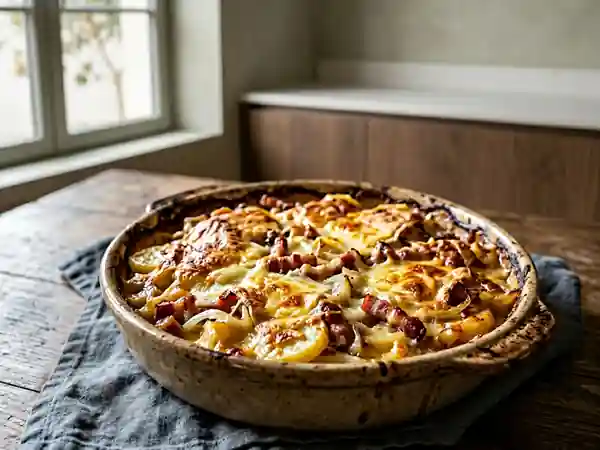 Tartiflette au Munster coulante et fumée - Photo de présentation