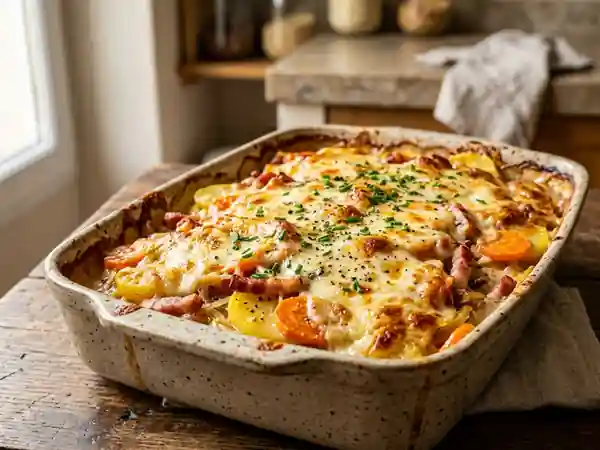 Tartiflette Carottes et Mont d'Or Fondant - Photo de présentation