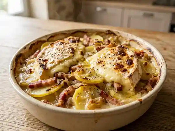 Tartiflette crémeuse au reblochon fondant - Photo de présentation