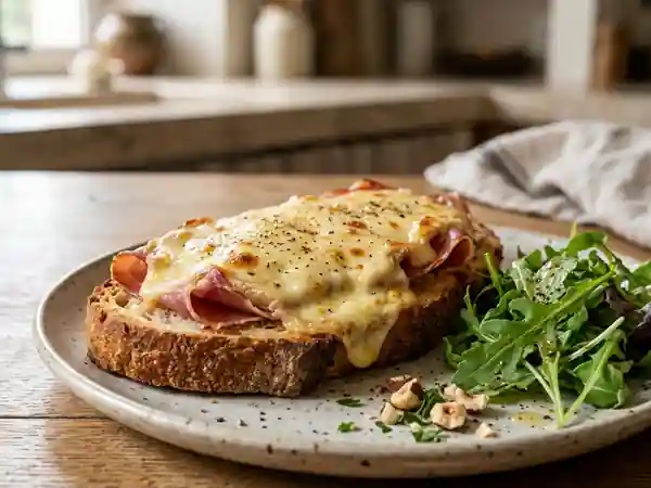 Tartine de Saint-Nectaire et Jambon de Pays - Photo de présentation