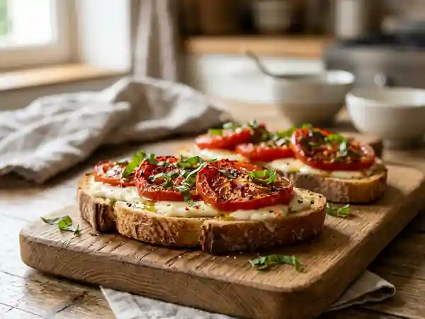 Tartines croustillantes au piment d'Espelette - Photo de présentation