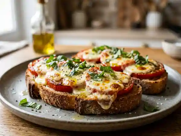 Tartines gourmandes à l'italienne : saveurs et simplicité - Photo de présentation