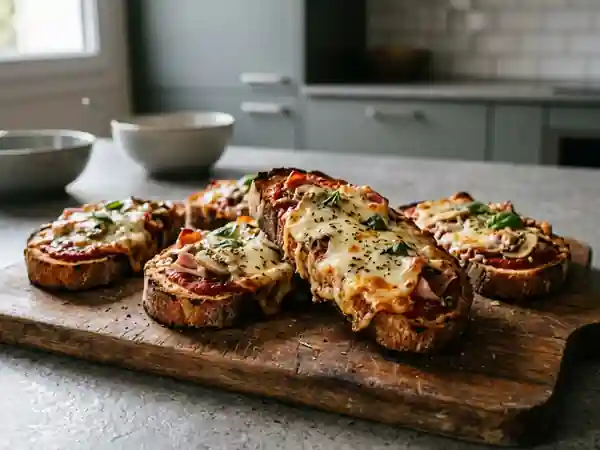 Tartines Pizza Croustillantes et Fondantes - Photo de présentation