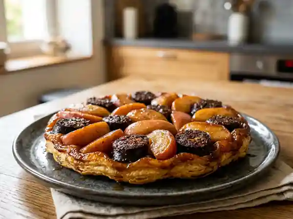 Tatin de boudin antillais aux pommes caramélisées - Photo de présentation