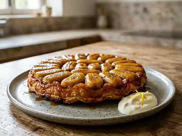 Tatin de frécinettes fondantes au miel - Photo de présentation