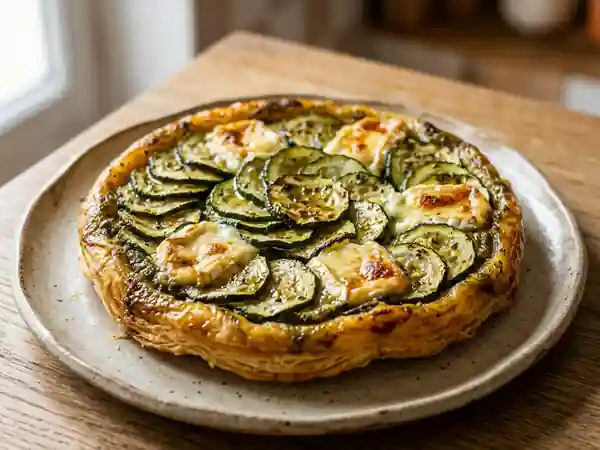 Tatin Fondante Courgette, Chèvre & Pesto - Photo de présentation