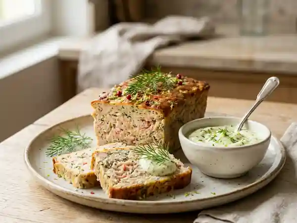 Terrine de crabe aérienne au citron vert et aneth - Photo de présentation