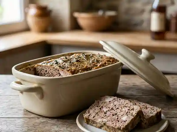 Terrine de foie de porc fondante au Cognac - Photo de présentation