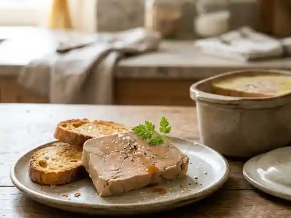 Foie gras d'oie fondant à l'Armagnac - Photo de présentation
