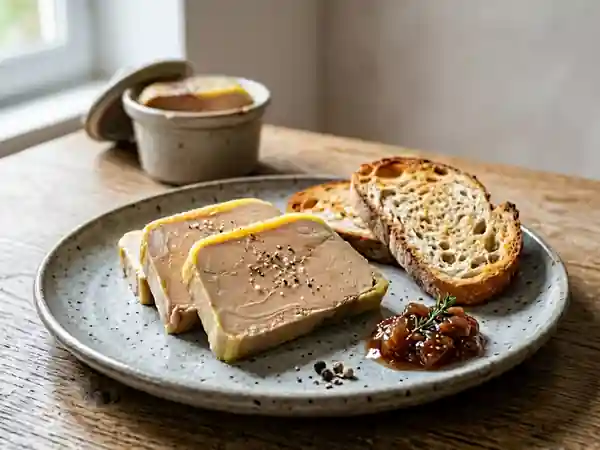Terrine de foie gras express au micro-ondes : recette facile et rapide - Photo de présentation