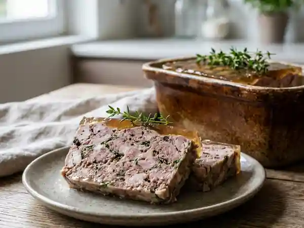 Terrine de lapin fondante au thym frais - Photo de présentation