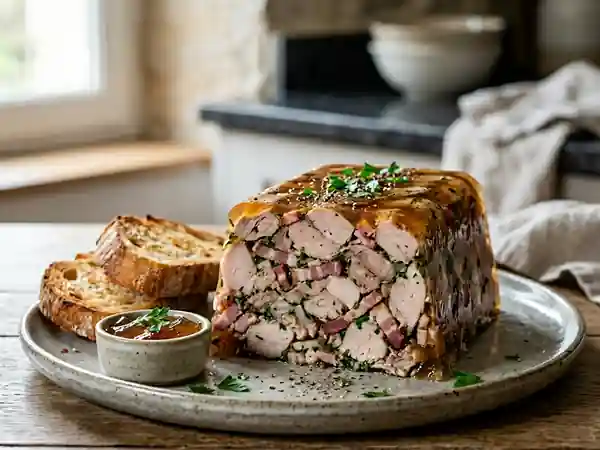 Terrine de lapin fondante au lard fumé - Photo de présentation