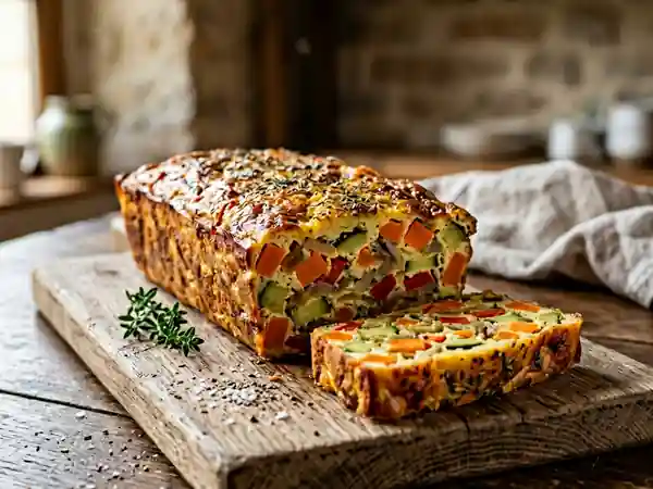 Terrine de légumes fondante au basilic - Photo de présentation