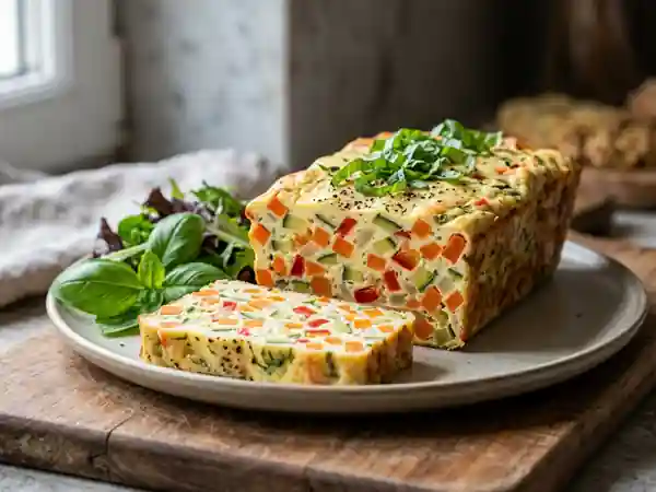 Terrine de légumes fondante au basilic - Photo de présentation