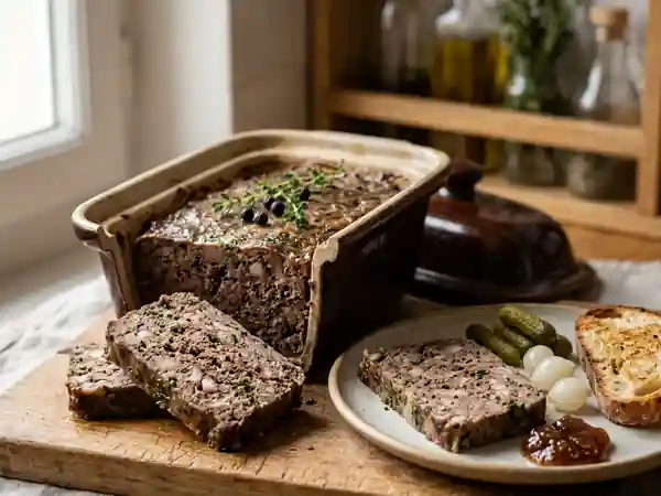Terrine de lièvre rustique au cognac - Photo de présentation