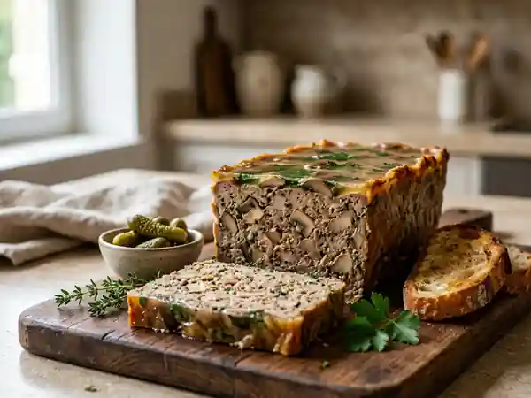 Terrine Forestière Fondante aux Champignons - Photo de présentation