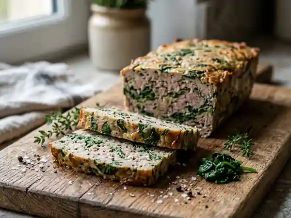 Terrine de porc aux épinards maison : recette gourmande et facile - Photo de présentation