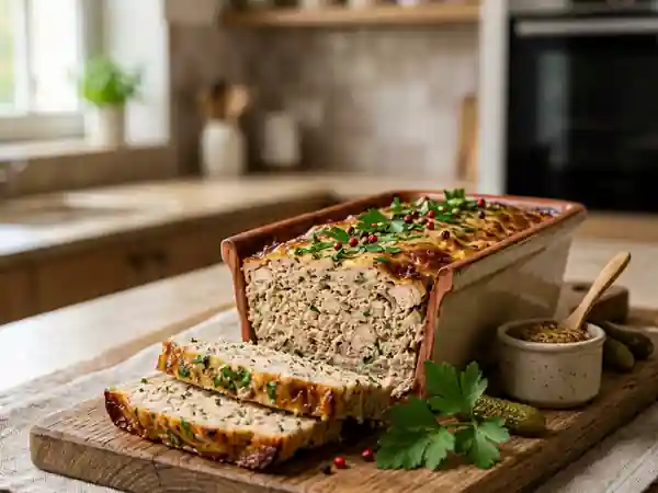 Terrine de poulet fondante au persil - Photo de présentation