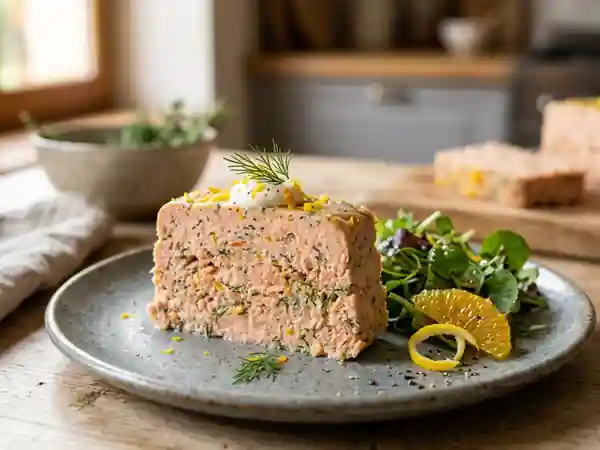 Terrine de saumon fondante aux agrumes - Photo de présentation