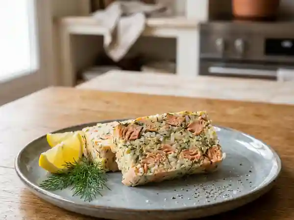 Terrine de saumon fondante à l'aneth - Photo de présentation
