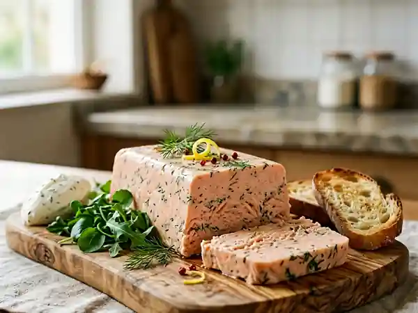 Terrine de saumon fondante à l'aneth - Photo de présentation