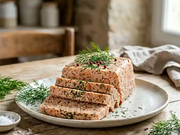 Terrine de saumon fondante à l'aneth - Photo de présentation