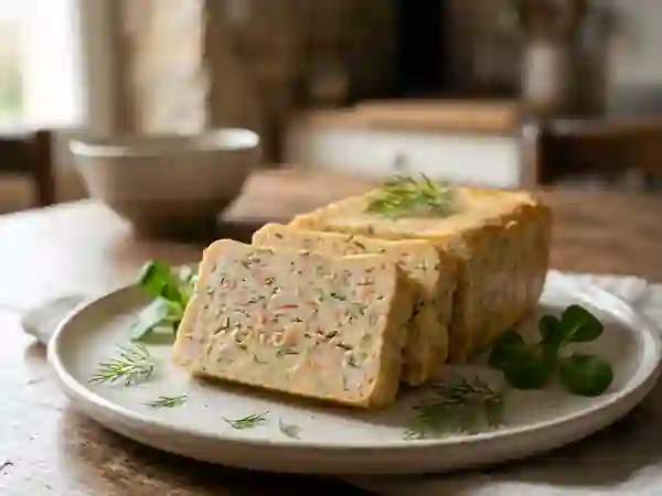 Terrine de surimi fondante à l'aneth et citron - Photo de présentation
