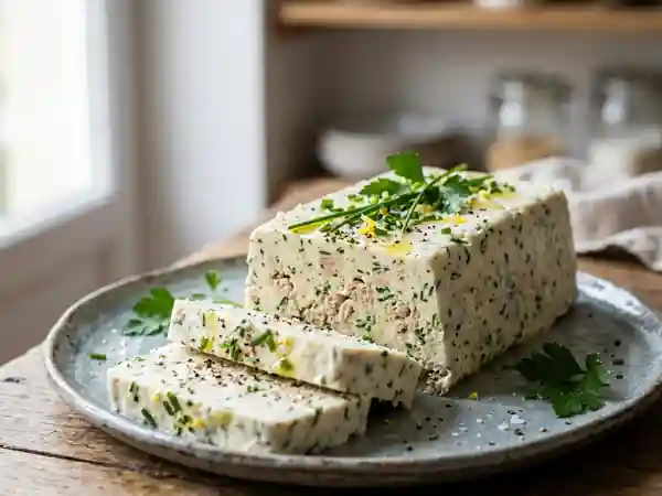 Terrine de thon fondante aux herbes fraîches - Photo de présentation