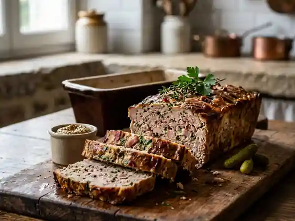 Terrine de viande fondante au porc et veau - Photo de présentation