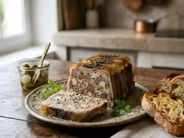 Terrine de volaille au lard fumé - Photo de présentation