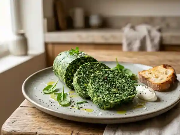 Terrine fondante épinards et ricotta - Photo de présentation