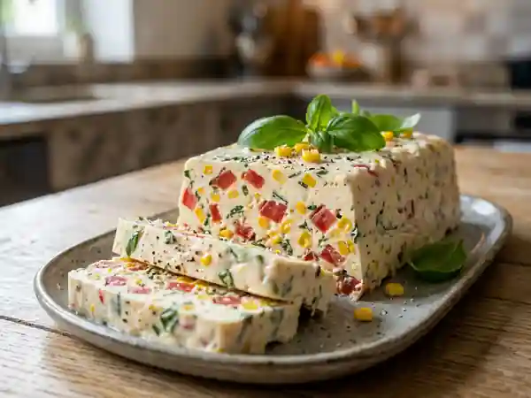 Terrine Fondante Tomate, Maïs et Basilic - Photo de présentation