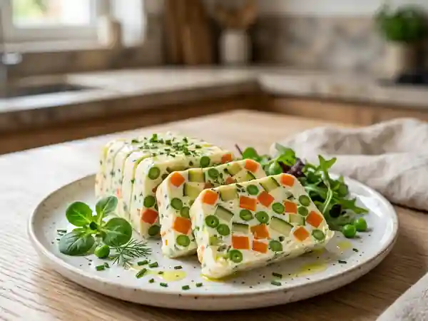 Terrine fondante aux légumes du jardin - Photo de présentation