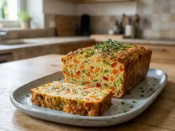 Terrine gourmande aux trois légumes frais - Photo de présentation