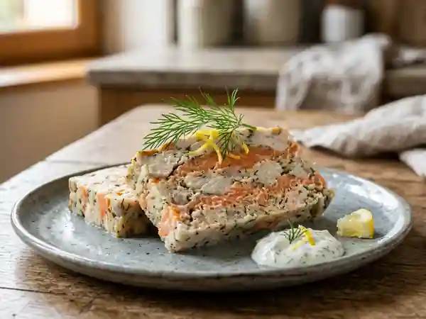 Terrine Fondante Brochet et Saumon à l'Aneth - Photo de présentation