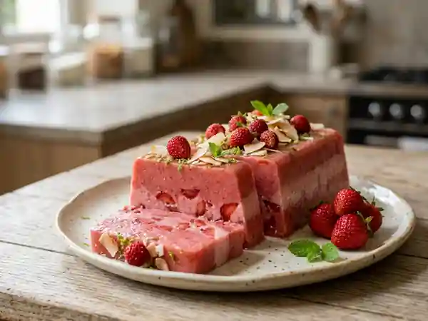 Terrine Fondante Fraise et Lait de Coco - Photo de présentation