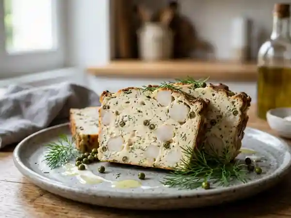 Terrine de Saint-Jacques fondante au poivre vert - Photo de présentation