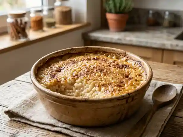 Teurgoule Normande : Riz au Lait Crémeux à la Cannelle - Photo de présentation