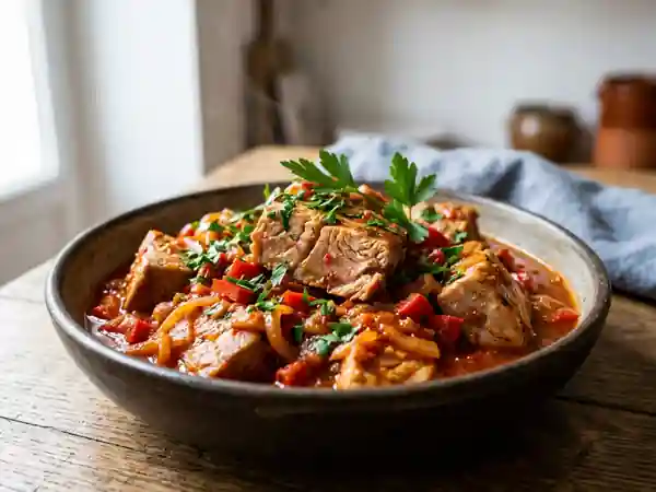 Thon à l'espagnole fondant au paprika - Photo de présentation
