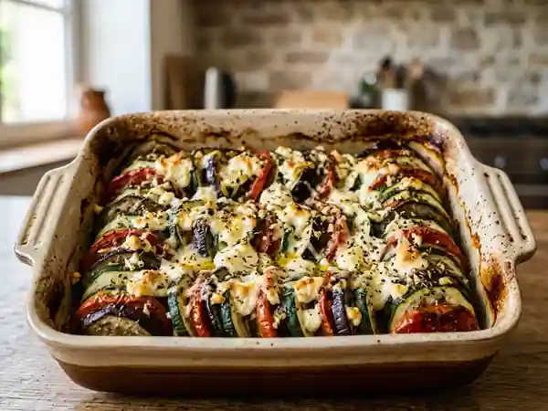 Tian Provençal au Fromage de Chèvre Fondant - Photo de présentation