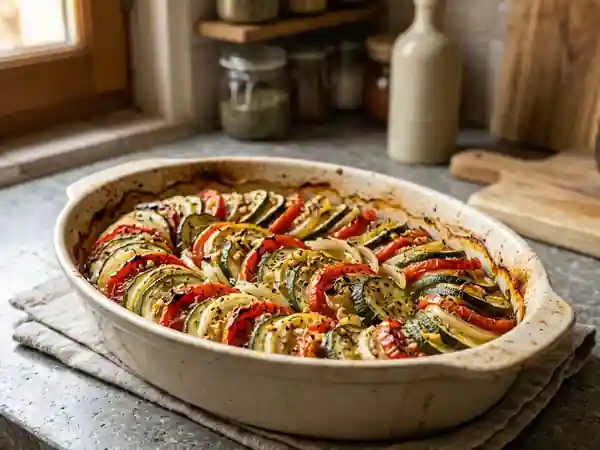Tian Provençal de Courgettes et Tomates Fondantes - Photo de présentation