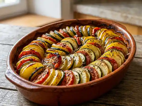 Tian Provençal de Pommes de Terre et Courgettes Fondantes - Photo de présentation