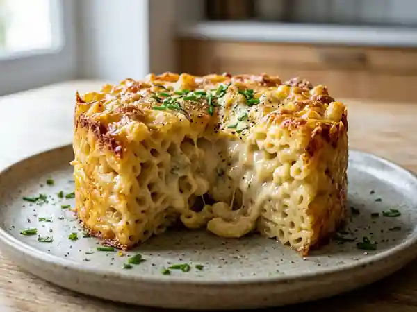Timbale gourmande de macaronis au gorgonzola fondant - Photo de présentation